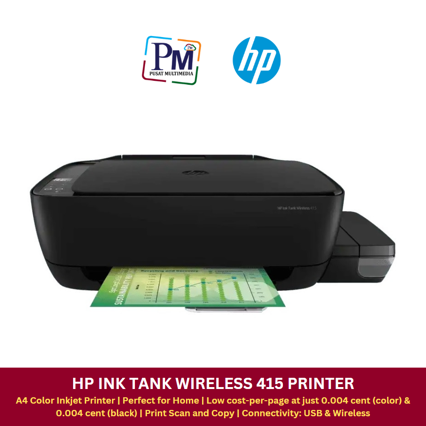 HP Ink Tank Wireless 415 Printer
